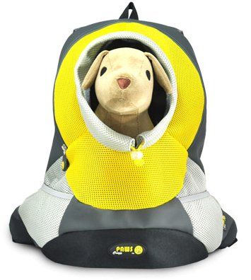 Переноска-рюкзак Crazy Paws Sport Back Pack для животных (Large, Жёлтый)
