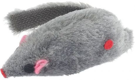 Игрушка Каскад Мышь цветная длинный мех для кошек (12,5 см, В Ассортименте)