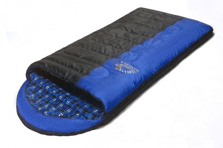 Спальный мешок Indiana Maxfort R-zip (195 x 35 x 90 см, Черно-синий)