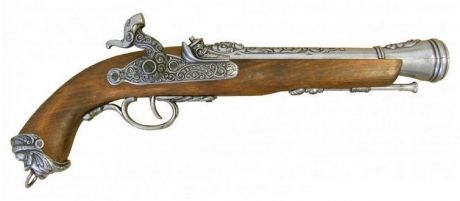Пистолет Denix Италия D-1104 кремниевый 18 век (1104G)