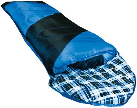 Спальный мешок TRAMP Nightlife, левый (75х220 см, Индиго/черный)