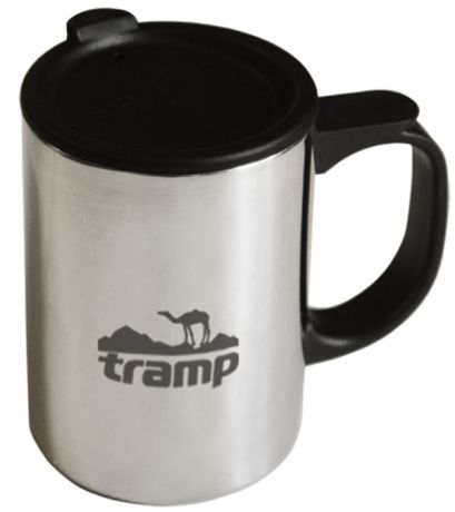 Термокружка с поилкой Tramp TRC-018 (0,3 л ,Серый)