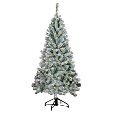 Ёлка Royal Christmas Ель искусственная Flock Tree Promo Warm LED 1.8 м