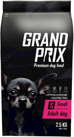 Сухой корм Grand Prix Small Adult курица для взрослых собак мелких пород (0,8 кг, Курица)