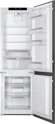Встраиваемый двухкамерный холодильник Smeg C7280NLD2P1