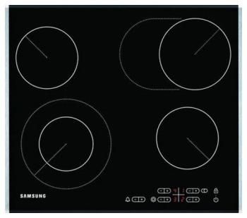 Встраиваемая электрическая варочная панель Samsung C 61 R1CDMST/BWT