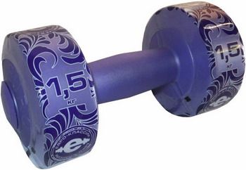 Гантеля Euro classic 1 5кг фиолетовый ES-0375