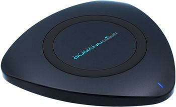 Беспроводное ЗУ Qumann QWC-01 Wireless Delta Qi Charger Black/Black ring 50510