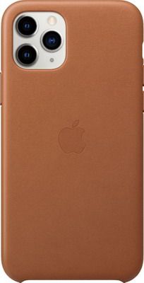 Чехол (клип-кейс) Apple iPhone 11 Pro Leather Case - Saddle Brown MWYD2ZM/A