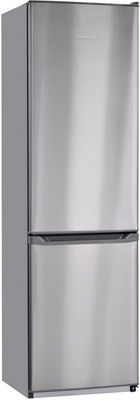 Двухкамерный холодильник NordFrost NRB 110NF 932 нержавеющая сталь