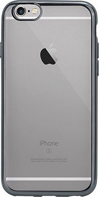 Чехол (клип-кейс) Eva для Apple IPhone 6/6s - Прозрачный/Черный (IP8A010B-6)
