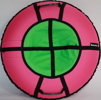 Тюбинг Hubster Ринг Хайп розовый-салатовый 90 см во5857-1