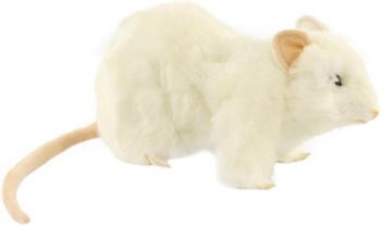 Мягкая игрушка Hansa Creation 7529 Крыса белая 19 см