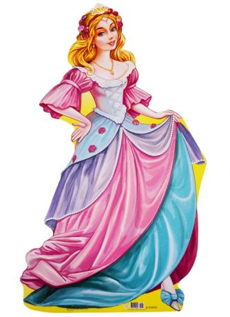 Плакат вырубной Принцесса - Золушка