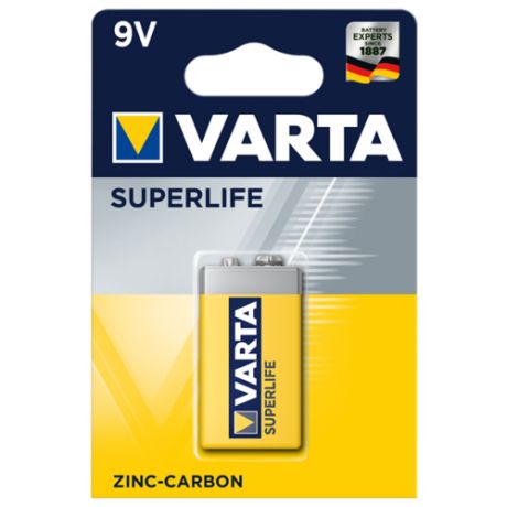 Батарейка VARTA SUPERLIFE 9V