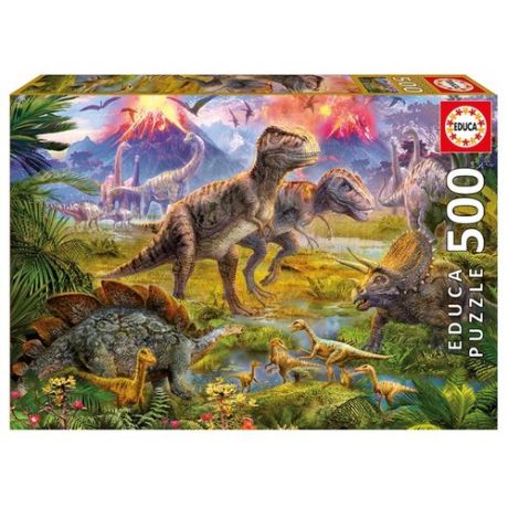 Пазл Educa Встреча динозавров