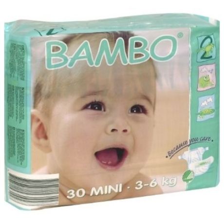 BAMBO подгузники Mini 3-6 кг 30