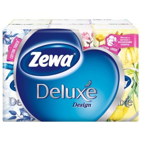Платочки Zewa Deluxe Design