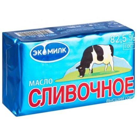 Экомилк Масло сливочное 82.5%