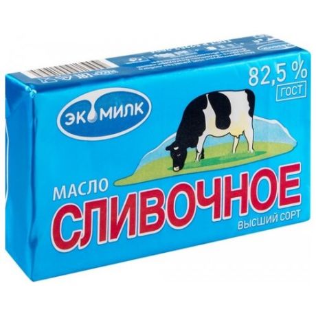 Экомилк Масло сливочное 82.5%