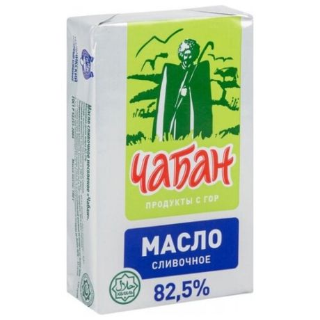 Чабан Масло сливочное 82.5% 180 г