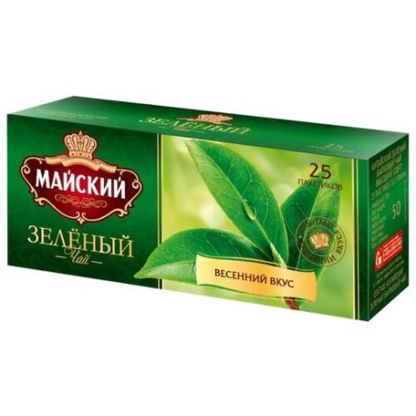 Чай зеленый Майский в пакетиках
