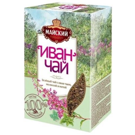 Чай зеленый Майский Иван-чай с