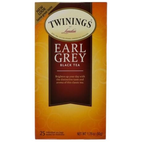 Чай черный Twinings Earl Grey в