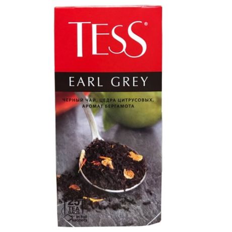 Чай черный Tess Earl grey в