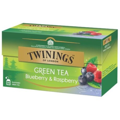 Чай зеленый Twinings Blueberry