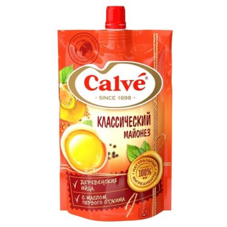 Майонез Calve Классический 50%