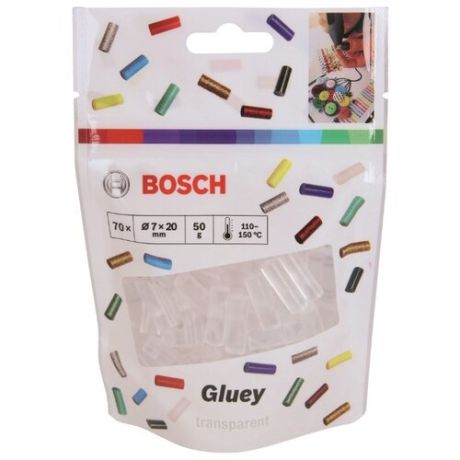 BOSCH Gluey Transparent 7х20 мм