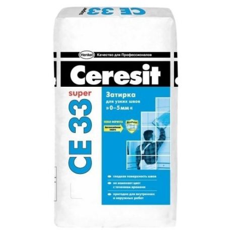 Затирка Ceresit CE 33 Super 25 кг