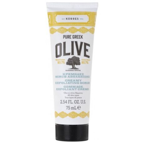 KORRES скраб для лица Olive