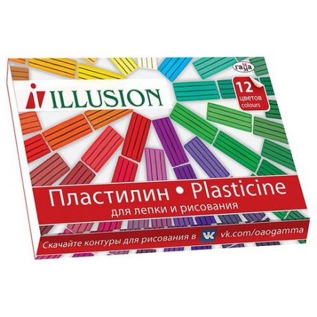 Пластилин ГАММА Illusion 12