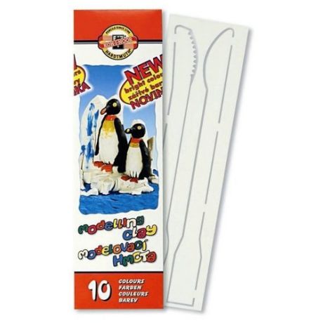 Пластилин KOH-I-NOOR Пингвин 10