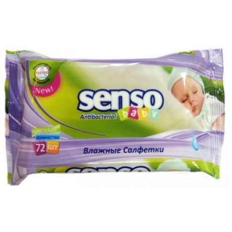 Влажные салфетки Senso baby