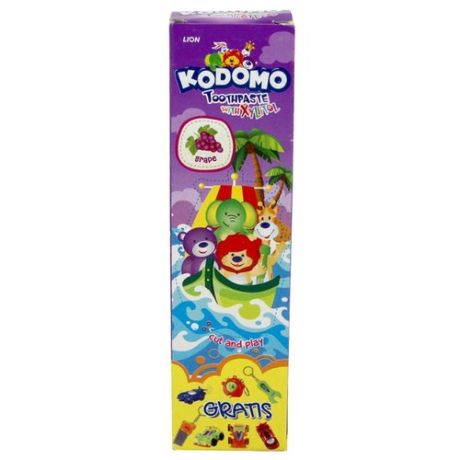 Зубная паста KODOMO Grape с 6