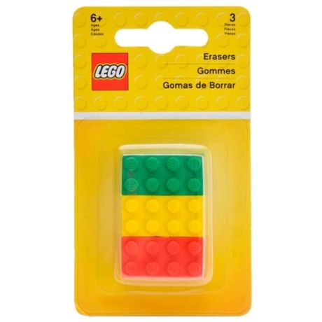 LEGO Набор ластиков 3 шт.