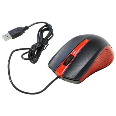 Мышь OKLICK 225M Black-Red USB