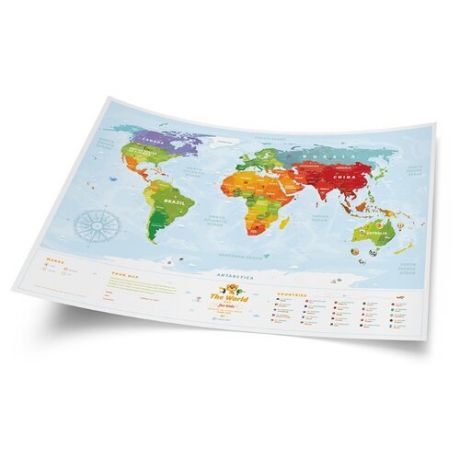 1DEA.me Карта Travel Map Kids