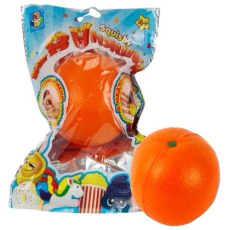 Игрушка-мялка 1 TOY Апельсин