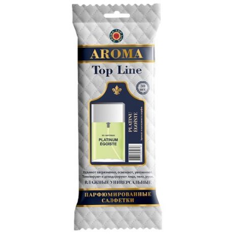 Влажные салфетки AROMA TOP LINE