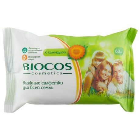 Влажные салфетки BioCos