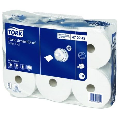 Туалетная бумага TORK SmartOne