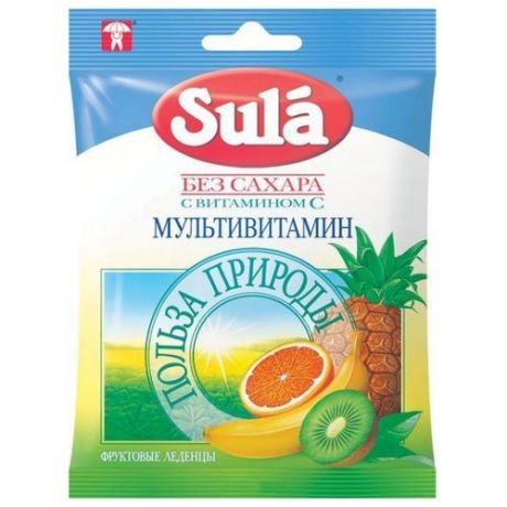 Леденцы Sula Мультивитамин 60 г