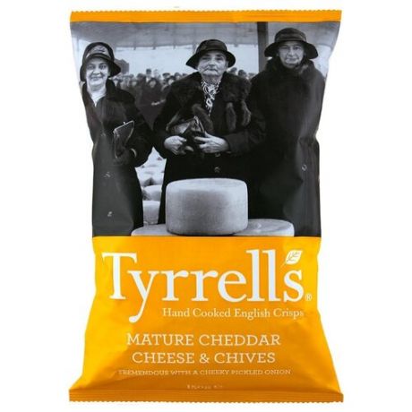 Чипсы Tyrrells картофельные Сыр