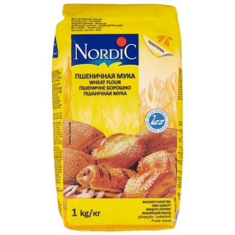 Мука Nordic пшеничная высший сорт
