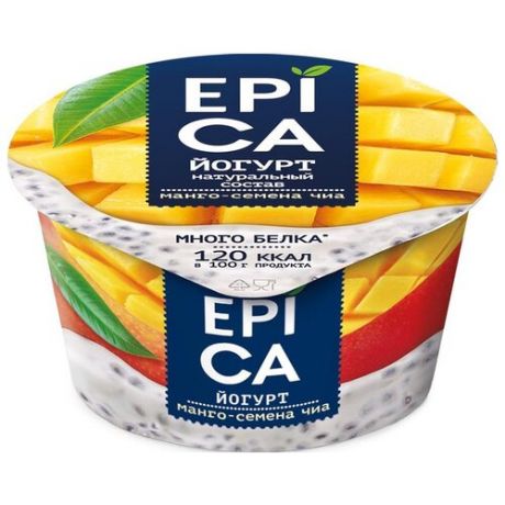 Йогурт EPICA манго и семена чиа