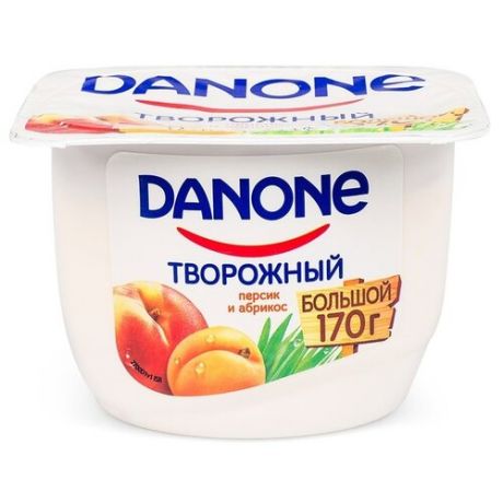 Творожный десерт Danone персик